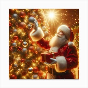 Christmas Santa Claus Canvas Print