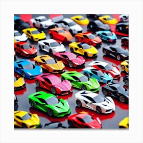 Toy Car Collection Canvas Print