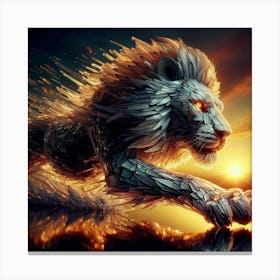 Big Lion Canvas Print