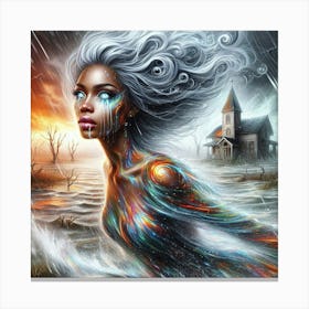 Tempest of Tears-2 Canvas Print