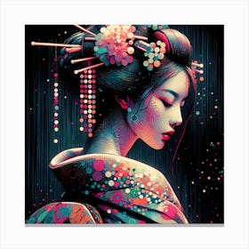 Japan Geisha Visual 46 Canvas Print