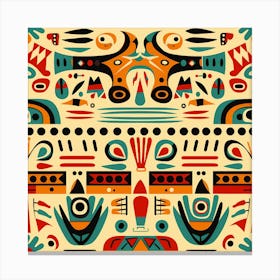 Tribal Seamless Pattern Canvas Print