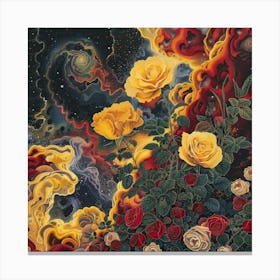 Yellow Roses 2 Canvas Print