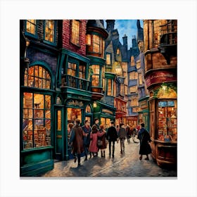 Harry Potter's City Canvas Print