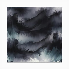 Wave Painting Canvas Print