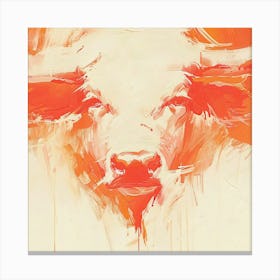 Bull Head Canvas Print