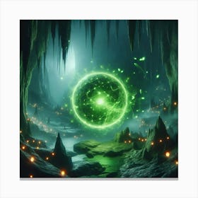 Ethereal Sphere Canvas Print