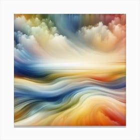 Abstract Painting Canvas Print