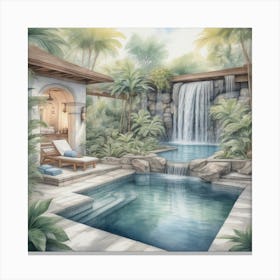 Hawaiian Paradise art Canvas Print