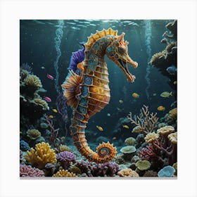 Seahorse 11 Canvas Print