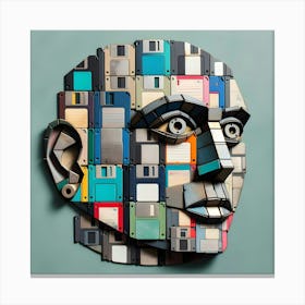 Floppy Disk Head 1 Canvas Print