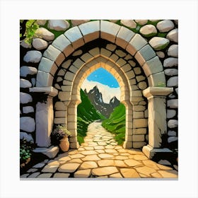 Fairytale Archway Canvas Print