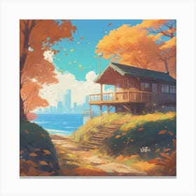 Autumn House 1 Canvas Print