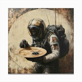 One Last Cookie Astronaut Canvas Print