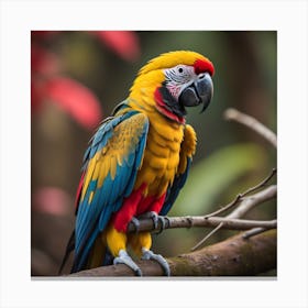 Colorful Parrot Canvas Print