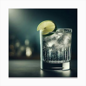 Glass Of Iced Water 1 Canvas Print
