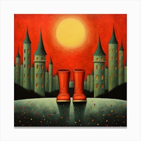 Green Glass Castle - The Dark Tower Series Canvas Print