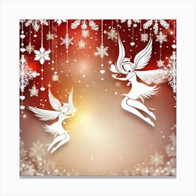 Christmas Angels 2 Canvas Print