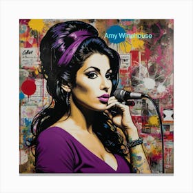 Amy Winehouse 1 Canvas Print