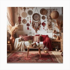 Bohemian Living Room 2 Canvas Print