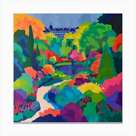 Abstract Park Collection Luxembourg Gardens Paris 3 Canvas Print