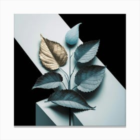Abstract Leaves 1 Canvas Print