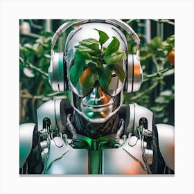 Futuristic Robot 134 Canvas Print