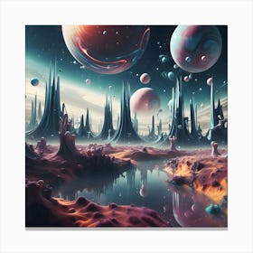 3d Universe 9 Canvas Print