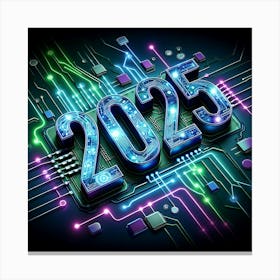 2025 Digital Art Canvas Print