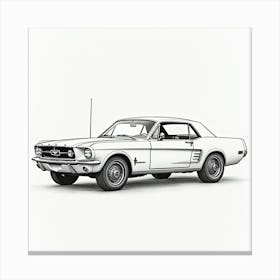 Ford Mustang Canvas Print