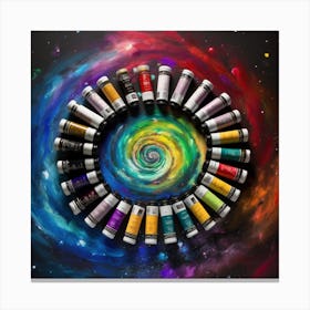 Galaxy Painting Canvas Print