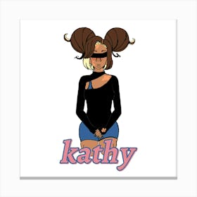 Kathy v1 Canvas Print