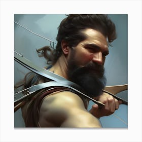 Sagittarius Man Canvas Print