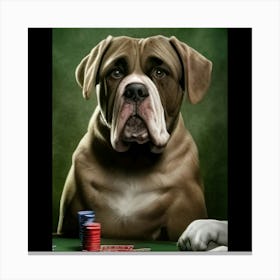 Poker Dogs 22 Canvas Print