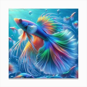 Siamese Fish Canvas Print