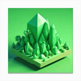 Green Mountain Canvas Print