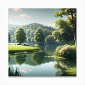Landscape Painting 224 Canvas Print