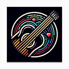 Acoustic Guitar 6 Canvas Print