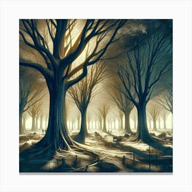 Forest Of Trees Canvas Print