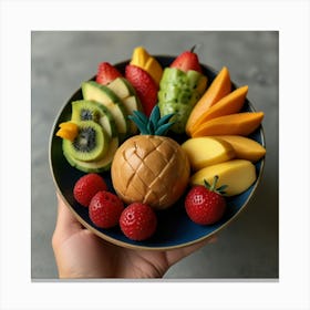 Default Create Unique Design Of Fruits In Beautiful Dish 2 Canvas Print