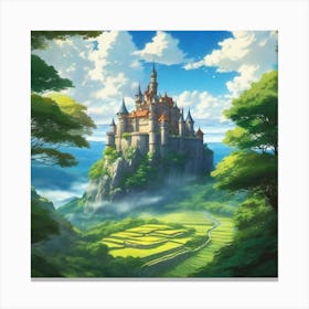 Castle In The Sky 29 Canvas Print
