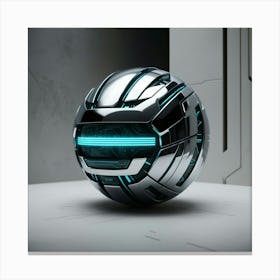 A Futuristic Hightech Ball Wall Art Decoration Canvas Print