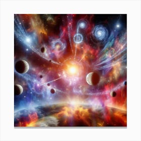 Outer Space Canvas Print