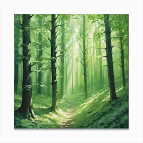 Forest Path 5 Canvas Print