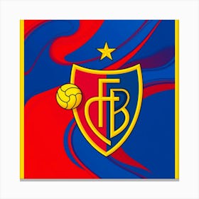 FC Basel 1893 Logo Wall Art 8 Canvas Print