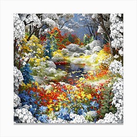 Snowy Forest 1 Canvas Print