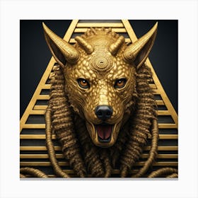 Egyptian Wolf Canvas Print