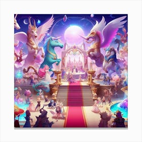 Disney'S Fairytale Kingdom Canvas Print