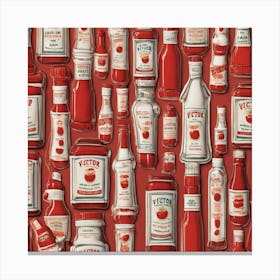 Ketchup Canvas Print