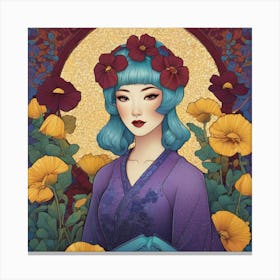 Asian Girl 10 Canvas Print